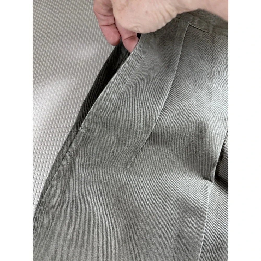 Vtg Polo‎ Ralph Lauren Men's Chino Khaki Pants Pleated 35X32 Preppy Designer